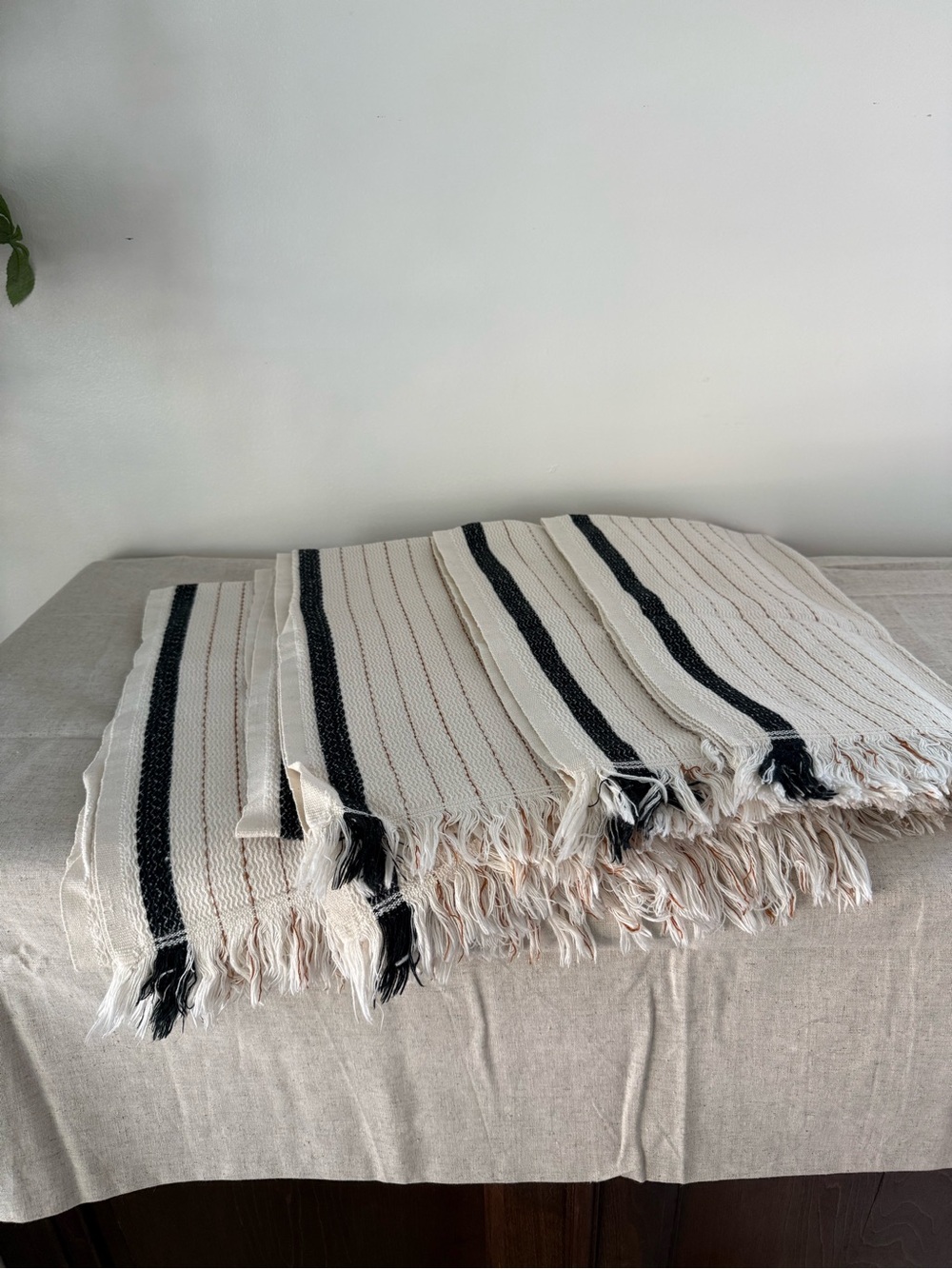 Fringed Turkish Bath Towel Set